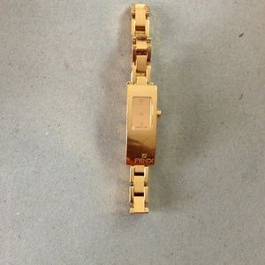 Gold Fendi Watch